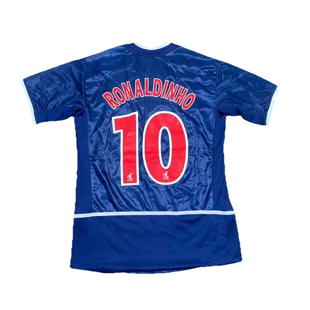 PSG | Men’s Medium Retro #10 Ronaldinho Jersey